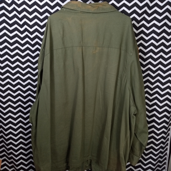 BOULDER CREEK 9 pocket utility jacket military x army plus big tall men 4XL - cr - Picture 7 of 8